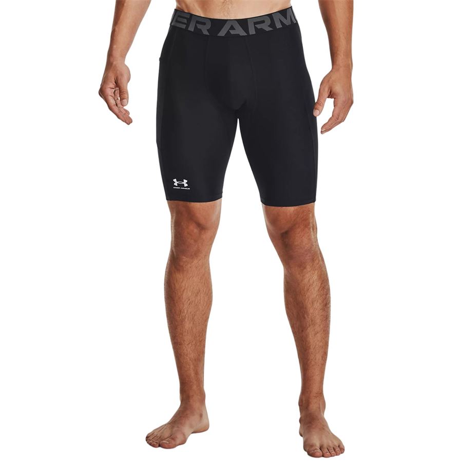 Shorts HeatGear Pocket Long Compression da uomo Under Armour | 13616020001